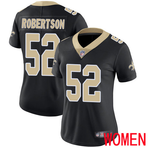 New Orleans Saints Limited Black Women Craig Robertson Home Jersey NFL Football #52 Vapor Untouchable Jersey